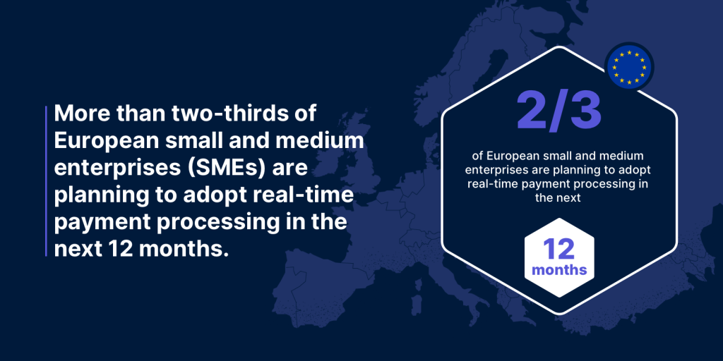 68% of European SMEs to implement real-time payment next year